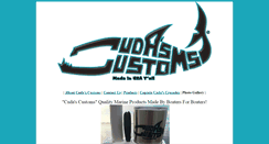 Desktop Screenshot of cudascustoms.com